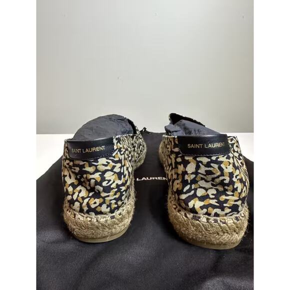 NIB Saint Laurent flat leopard espadrilles - Picture 2 of 8